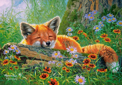 Puzzle Castorland Foxy Dreams, 500 copa, me dhelpra, shumëngjyrësh