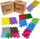 Tapet sensorik për dysheme Askato Muffik Huge 2A, set me 16 copa, puzzle, shumëngjyrësh