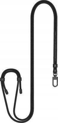 Rrip telefoni Spigen Crossbody Strap, universal, i rregullueshëm, i zi