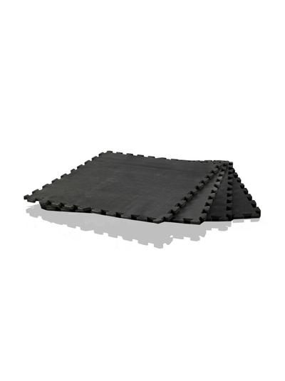 Dyshek palestre Gymstick Interlocking Mat Set, 4 copë 60x60 cm, trashësi 1 cm, i zi