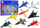 Set avionësh lodër Leantoys Jet Set, 8 copë, plastikë, shumëngjyrësh