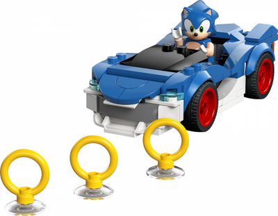 Lodër ndërtime LEGO Sonic Speedster Lightning 77117, set ndërtimi, për fëmijë