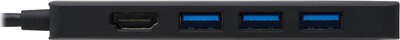 Adapter multiport USB C Tripp Lite U444-06N-H3UC2, me HDMI edhe 3 porta USB A, i zi