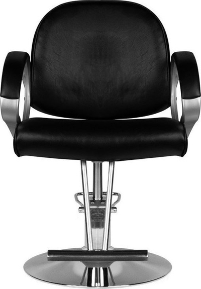 Karrige berberi Activeshop Hair System HS00, lëkurë ekologjike, e zezë