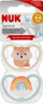 Biberon NUK Space, 0-6 muaj, silikoni BPA free, set 2 copë, dhelpër