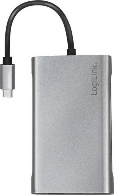 Docking station LogiLink UA0382, USB C, 4K, gri