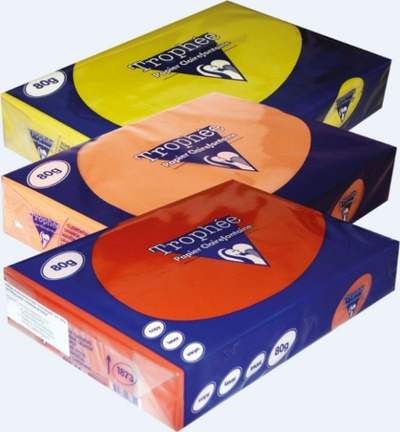 Letër kopjimi Clairefontaine Trophée, A4, 80g, e verdhë pastel
