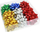 Set roze dekorative Penword Holographic Rosettes, 12.7 cm, 18 copë, shumëngjyrëshe