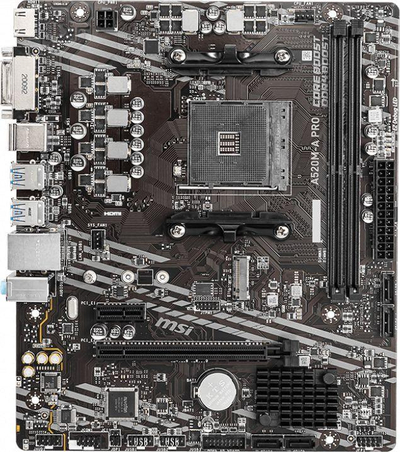 MSI A520M-A PRO AM4 Micro ATX Матична Плоча