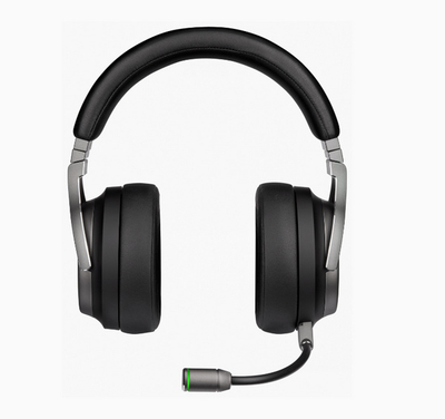 Kufje lojnash Corsair Virtuoso RGB Wireless SE, me disqe 50mm, Bluetooth, USB-C, gri metalike