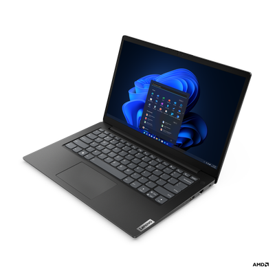 Laptop Lenovo V14 G4, Ryzen 5 7520U, 8GB RAM, 256GB SSD, 14" FHD, i zi