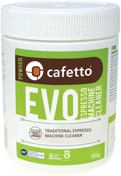 Средство за чистење за машини еспресо Cafetto EVO, прав 500 g, органски