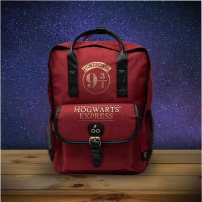 Çantë shpine Harry Potter Premium, për laptop, 900D poliester, burgundy