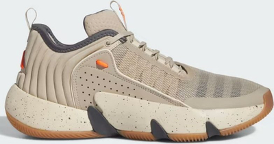 Atlete Adidas Trae Unlimited IE9358, mesh për burra, me amortizim reagues, bezhë