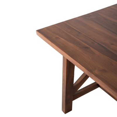 Tavolinë ngrënieje Tron druri teak 220×100×80 cm (HM9404.01)
