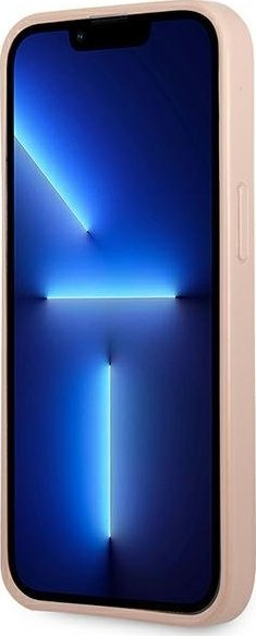 Futrollë telefoni Guess GUHCP13LPSATPP, për iPhone 13 Pro 6.1", hardcase, rozë