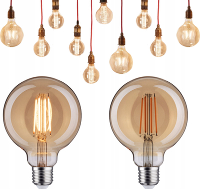 Llambë LED Paulmann 1879 Globe, 6W, 230V, ngjyrë ari
