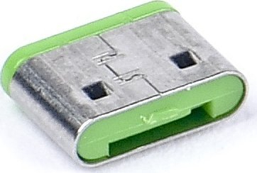 Set bllokues USB C SmartKeeper Mini, 4 copë, me çelës, jeshile