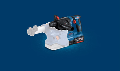 Çekiç rrotullues Bosch GBH 18V-22, SDS Plus, pa kabllo, pa bateri, blu