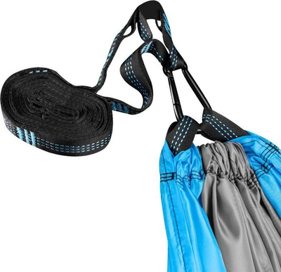 Hamaka Spokey Air Rocker, deri 100 kg, palosëse, gri blu