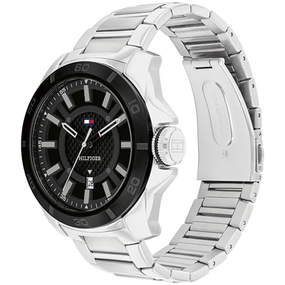 Orë për meshkuj Tommy Hilfiger Windsurf 1792138, e argjendtë