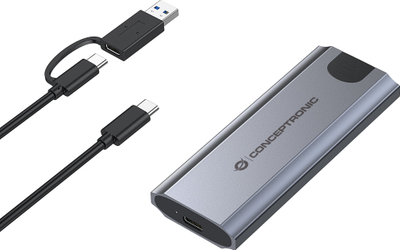 Kuti SSD M.2 NVMe Conceptronic DANTE05G, USB 3.2 Gen 2, Type C, alumini