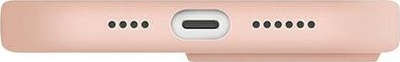 Këllëf telefoni Uniq Lino për iPhone 13 Pro, silikon, rozë