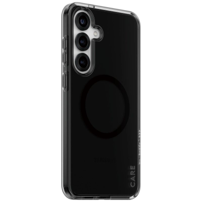 Mbulesë telefoni PanzerGlass CARE Smokey Case, kompatibël me Qi, për Samsung Galaxy S25+, e zezë