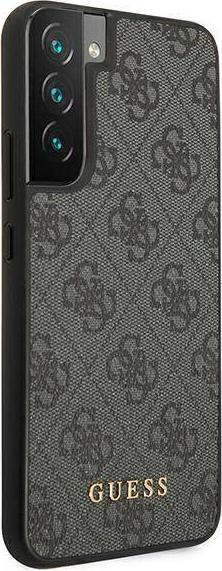 Mbrojtëse telefoni Guess GUHCS22SG4GFGR, Galaxy S22, hardcase lëkurë sintetike, gri