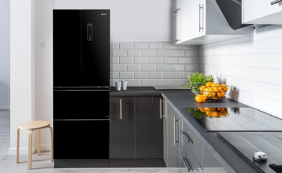 Frigorifer Sam Cook French Door, 351L, klasa energjisë E, i zi