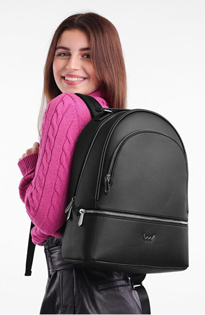 Çantë shpine për femra Viessa Black, e zezë