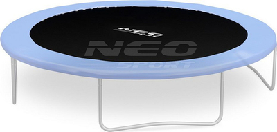 Tapet për trampoline Neo-Sport, 374 cm, 64 susta, i zi