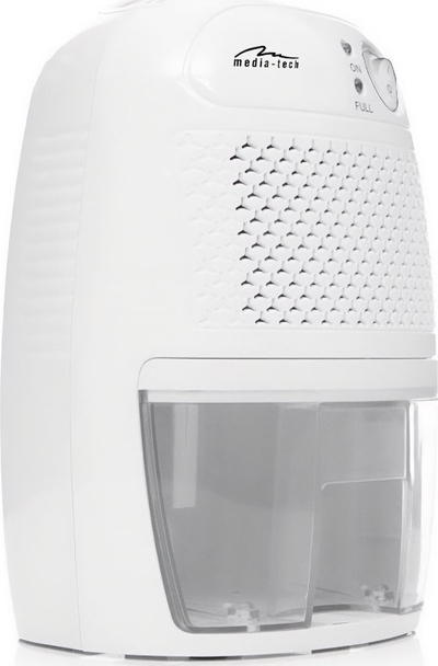 Одвлажнувач Media-Tech Handy Air MT6529, 800 ml, за простории до 20 m², бел