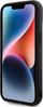 Mbështjellëse telefoni Guess, për iPhone 15, lëkurë ekologjike, e zezë