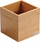 Kuti organizuese Kesper Bamboo, 13 x 13 cm, bambu natyrale