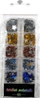 Perla dekori gjysmë-rrethore Hobby Gallery GH-P1204, 4 mm, set me 12 ngjyra