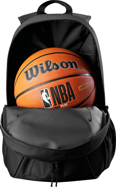 Ранец Wilson НБА Чикаго Булс WZ6015003, полиестер, џебови со патент, црн