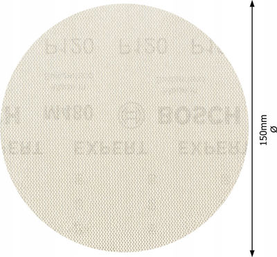 Disk gërryes Bosch Expert M480, 150mm, 120 grit, set me 50 copa