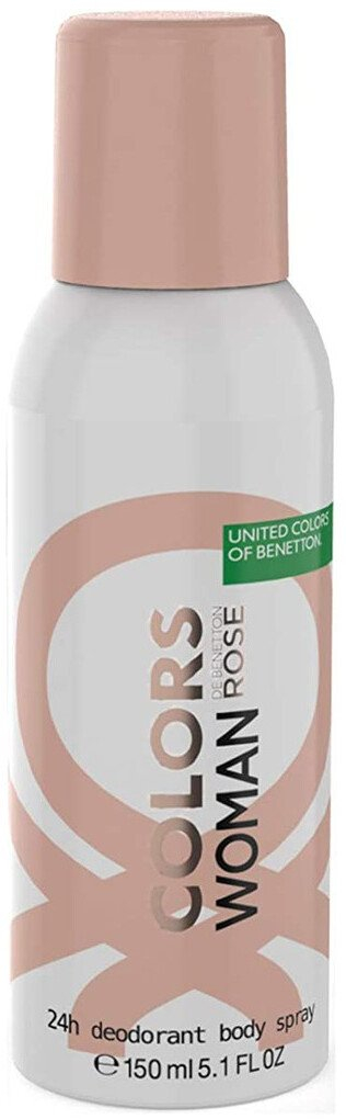 Deodorant sprej Benetton Colors Rose për gra, 150 ml