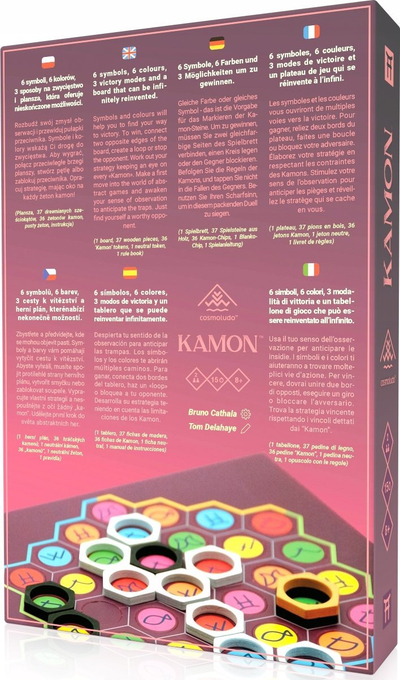 Lojë tavoline Rebel Kamon, strategjike, për 2 lojtarë, shumëngjyrëshe