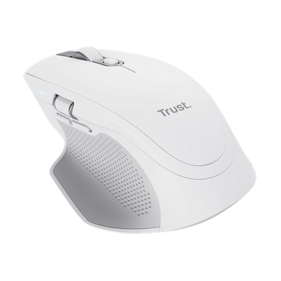 Maus pa kabëll Trust Ozaa+ Multi-Connect, DPI i rregullueshëm, Bluetooth 2.4 GHz, i bardhë