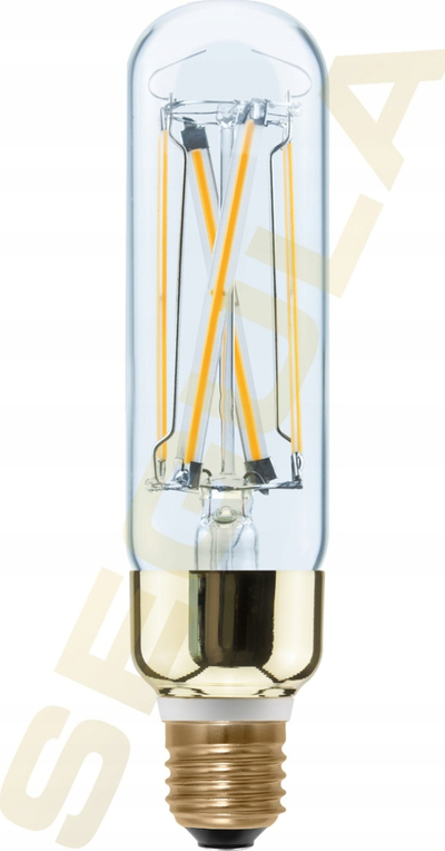 Llambë LED SEGULA Tube E27, 14W, 2700K, e artë