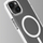 Kapotë mbrojtëse Puro LITE MAG PRO për iPhone 15, MagSafe, transparente