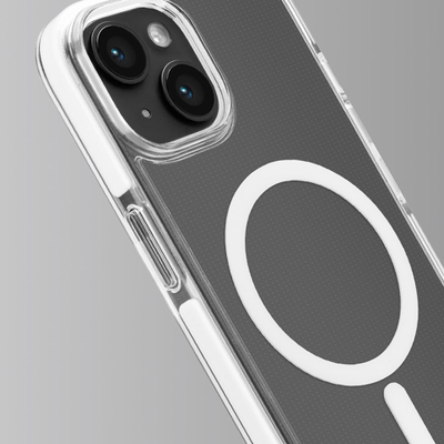 Kapotë mbrojtëse Puro LITE MAG PRO për iPhone 15, MagSafe, transparente