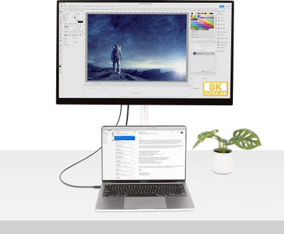 Kabllo Thunderbolt StarTech.com TBT4, 1m, 40Gbps, 100W PD, e zezë
