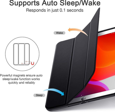 Këllëf mbrojtës ESR për iPad 10.2 (2019), i zi