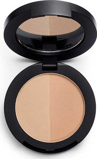 Pudër vetullash Makeup Revolution Revolution Pro Duo Brow Powder, Medium Brown, 2.2 g