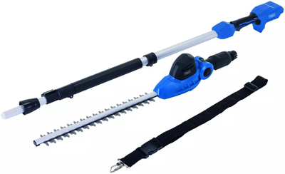 Gërshërë teleskopike për gardhe me bateri Scheppach C-PHS410-X, teh 41 cm, 20V, blu