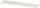 Banak banjo Cersanit Larga S932-056, 180.2x45 cm, pamje mermeri, i bardhë