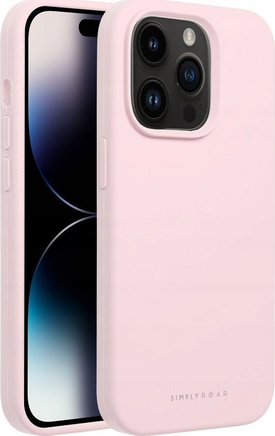 Kapak telefoni Roar Cloud Skin për iPhone 16, silikon, rozë e çelët